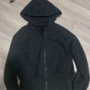 lululemon athletica Black Zip-Up Hoodie Sweater